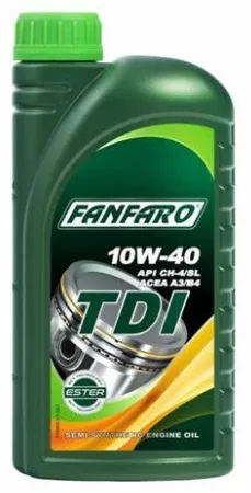 Моторное масло полусинтетическое FANFARO TDI 10W-40 1 л