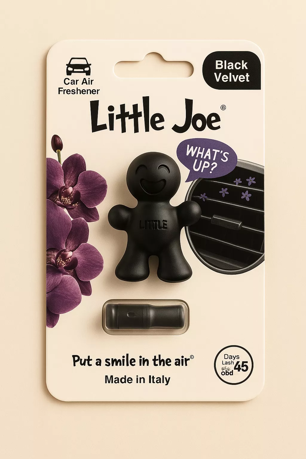Little Joe ароматизатор пластиковый ET0606 Little Joe Black Velvet – Black