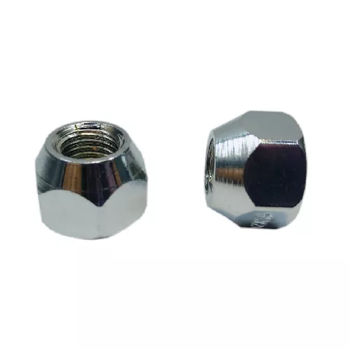 Гайка колеса 12x1.5 21Б сквозной желтый DUBLICAT, шт
