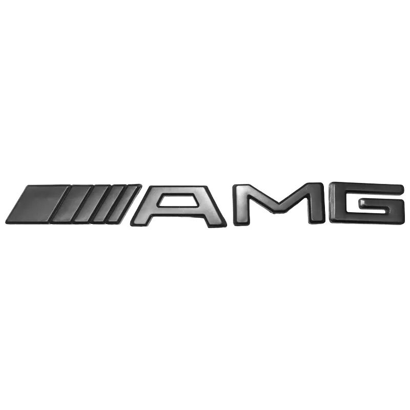 Наклейка черная матовая универсальная Mercedes AMG