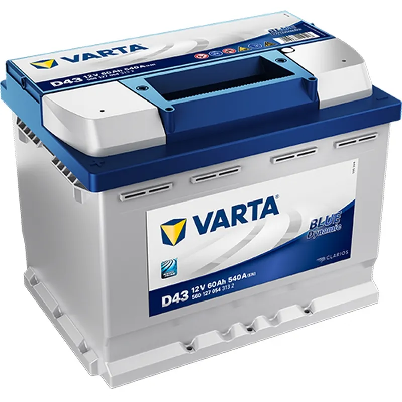 VARTA Аккумулятор 60Ah 560127 "+ -" 242x175x190