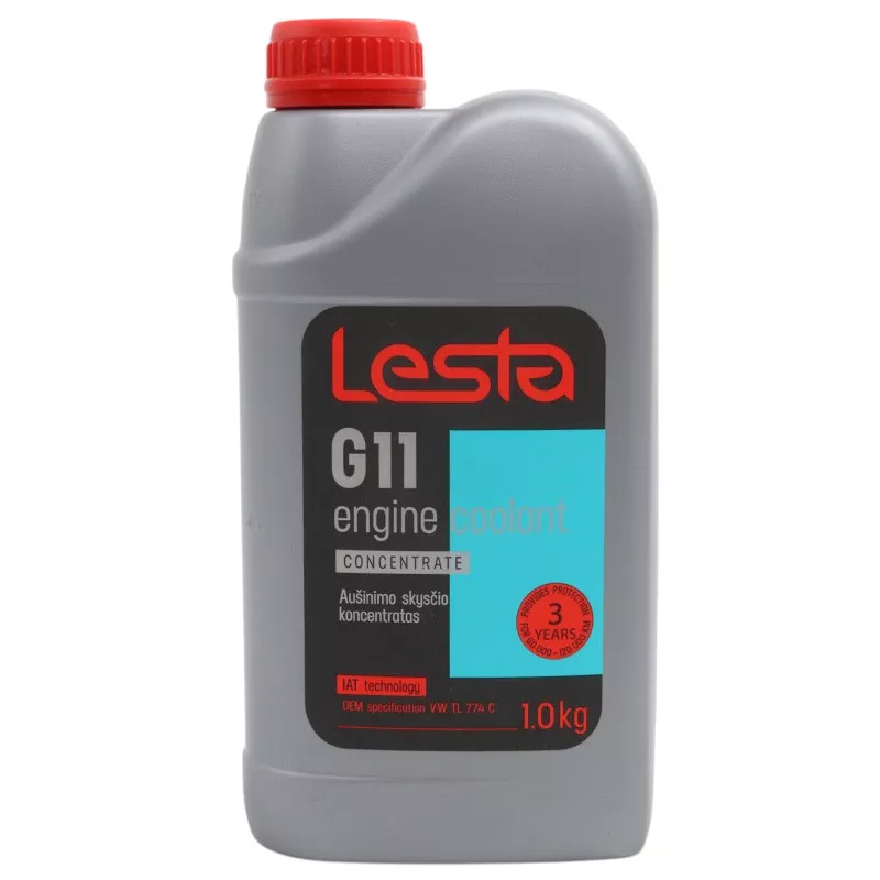 Антифриз Lesta Antifreez concentrat G11 жасыл VW TL 774 C IAT (-74°) 1 л