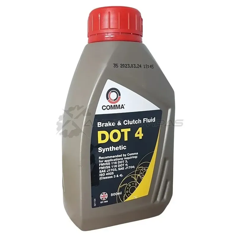 Гликольді тежегіш сұйықтығы DOT 4 - 0.5 л