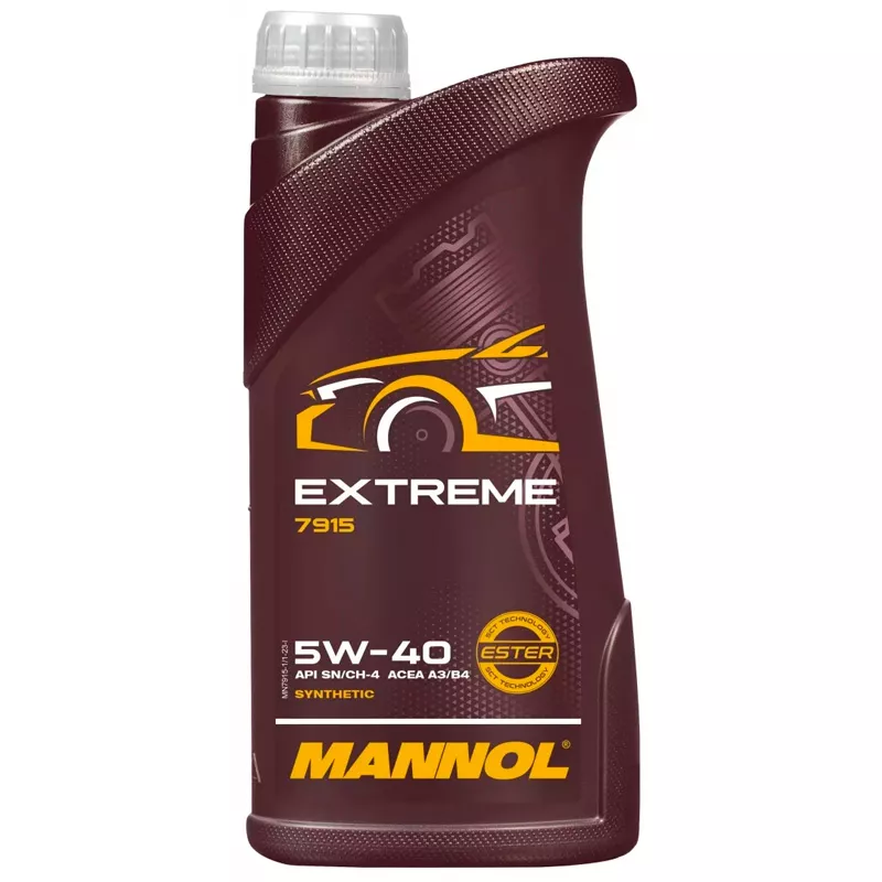 Моторное масло синтетическое Mannol Extreme 5W-40 5W-40 1 л