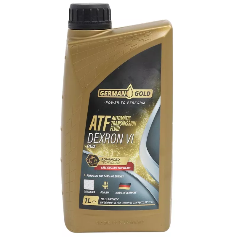 Синтетикалық трансмиссиялық май German Gold ATF DEXRON VI (RED) 1 л