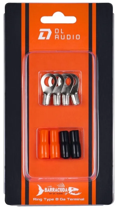 DL Audio клемма Barracuda Ring-Type 8 Ga Terminal 4 шт