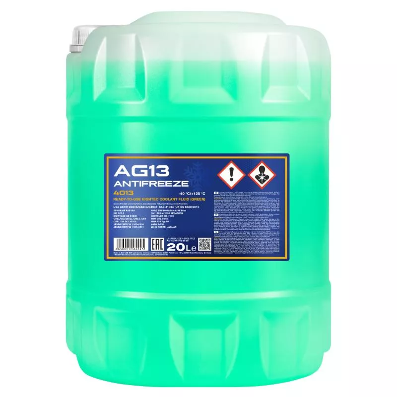 Антифриз Mannol 4013 AG13 жасыл G-13 20 л