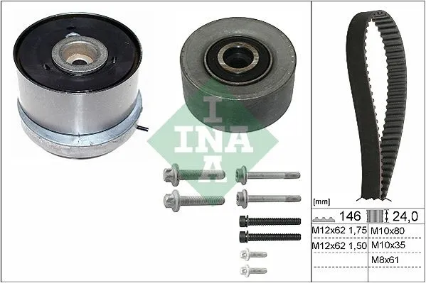 Ременной комплект Ina 530072410