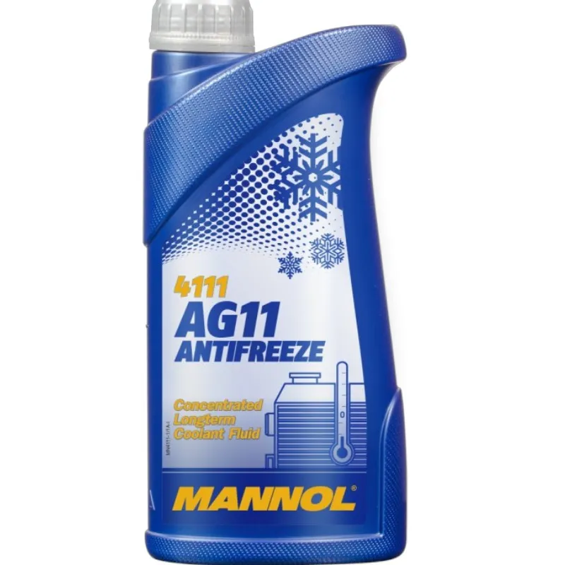 Концентрат антифриз синий 4111 MANNOL ANTIFREEZE LONGTERM AG11 1 л