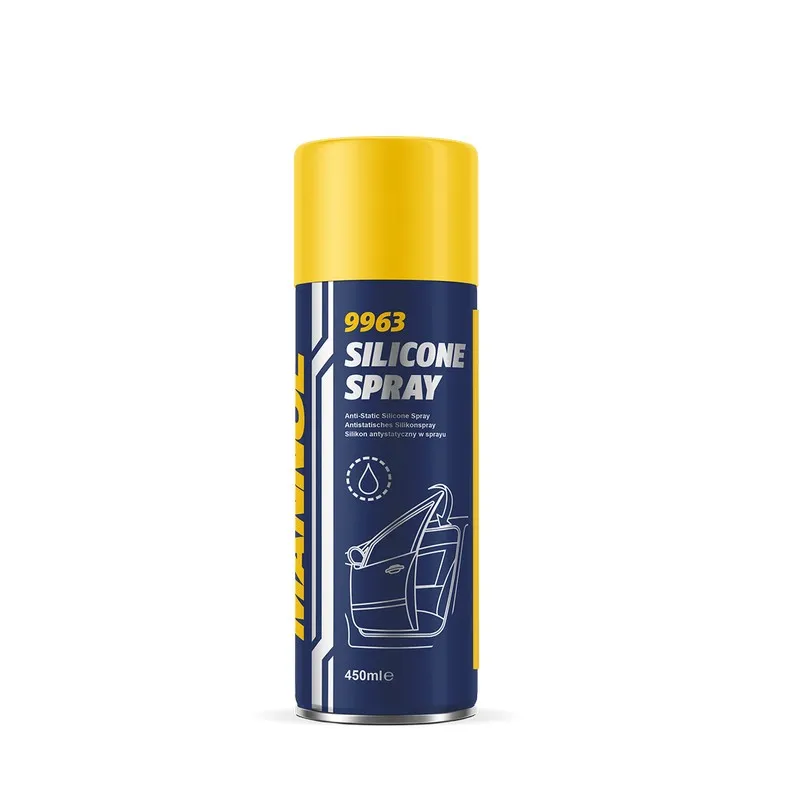 Аэрозольді силиконды смазка MANNOL 9963 Silicone Spray  0,45L