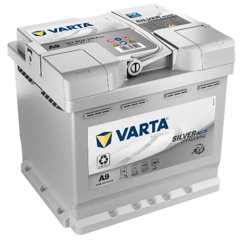 VARTA Аккумулятор 50Ah 550901 "- +" 207x175x190 AGM