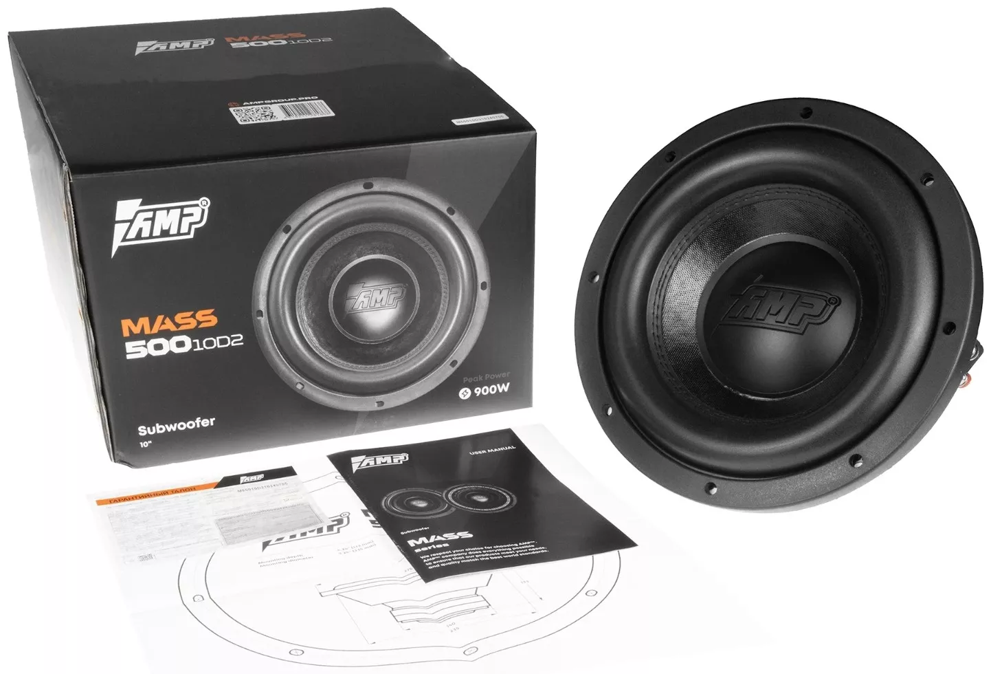Сабвуфер AMP MASS 500 10D2