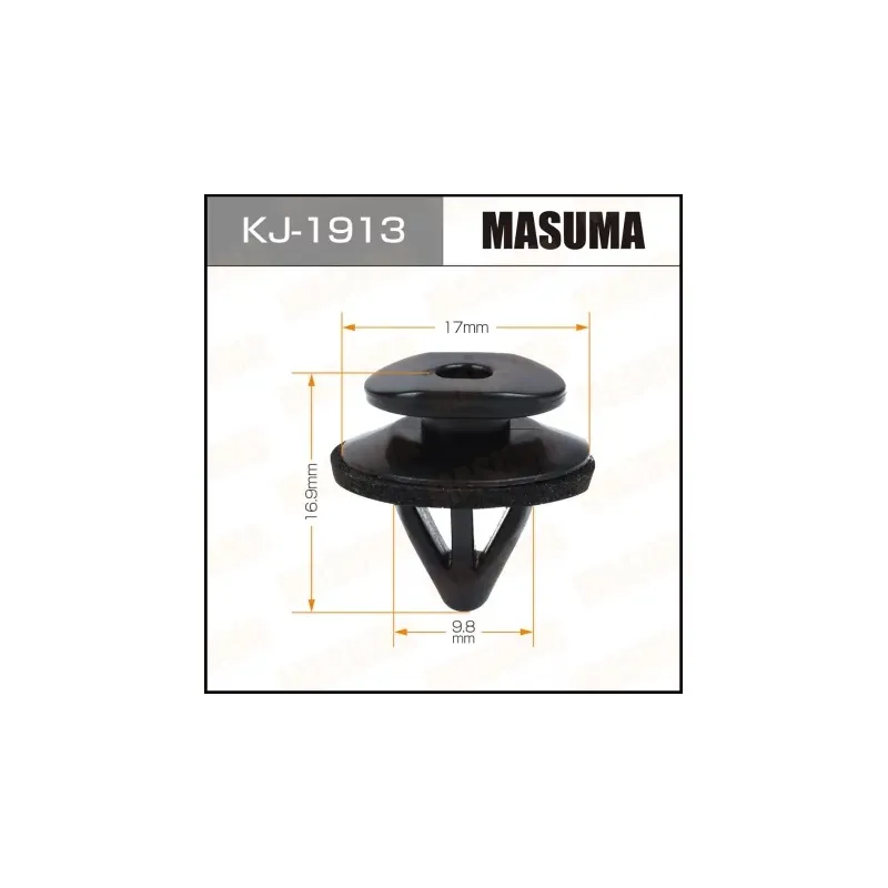 Клипса пластиковая Masuma, KJ-1913