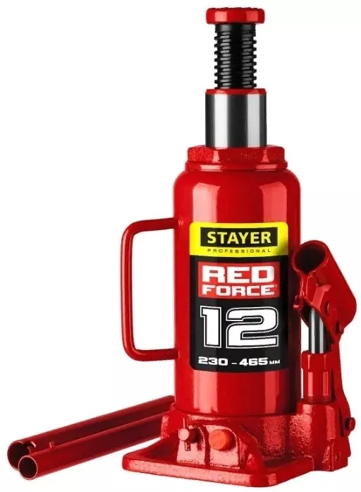 Домкрат бутылочный STAYER Red Force 43160-12_z01 12 т