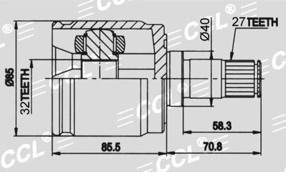 CCL шрус внутренний HO-3-516