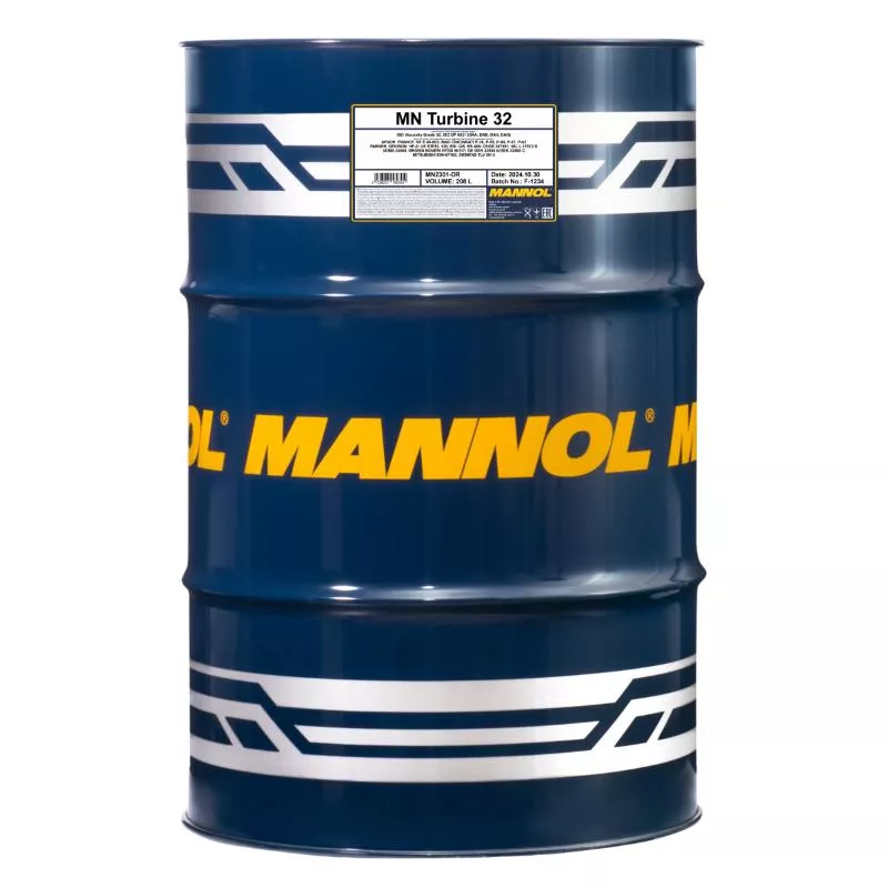 Турбиналық май MANNOL 32 2301 208 л
