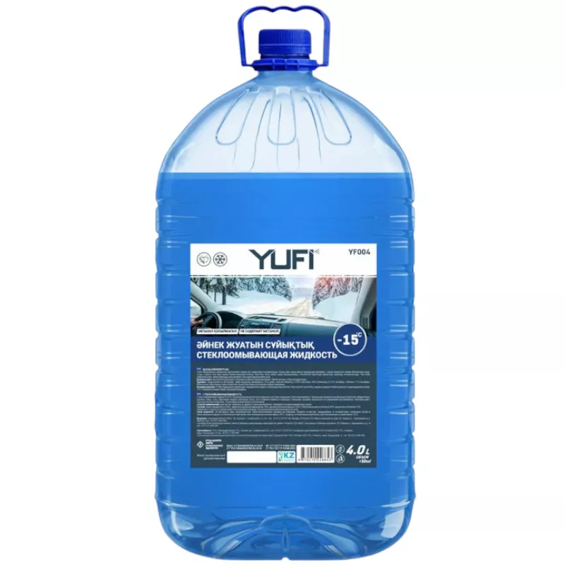 Мұздамайтын әйнек жуу сұйықтығы YUFI YF004 -15С, 4л