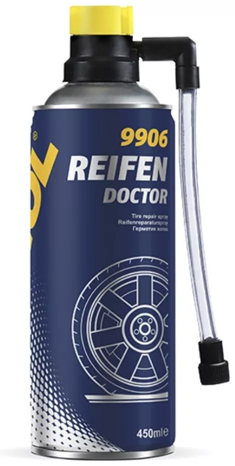 Cредство для ремонта проколов покрышек MANNOL 9906 Reifen Doctor  0,45L