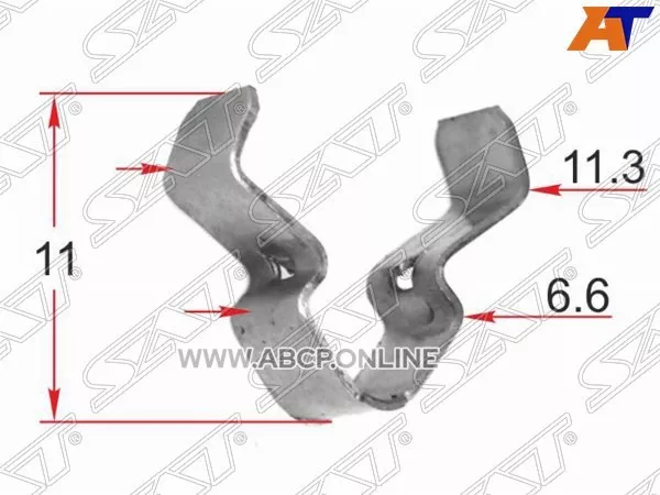 Скоба металлическая HONDA/ACURA (1 шт.)