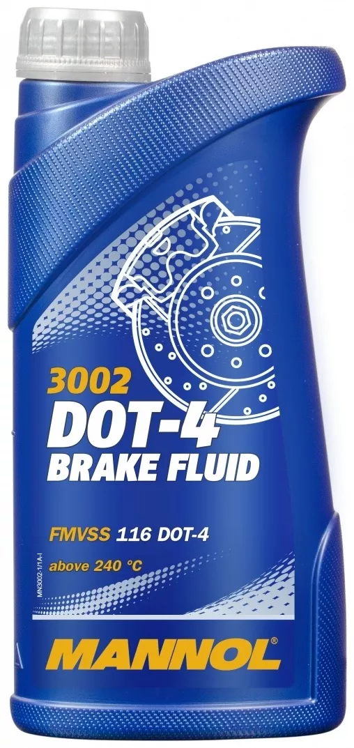 Гликольді тежегіш сұйықтығы 3002 MANNOL DOT-4 0.25 л