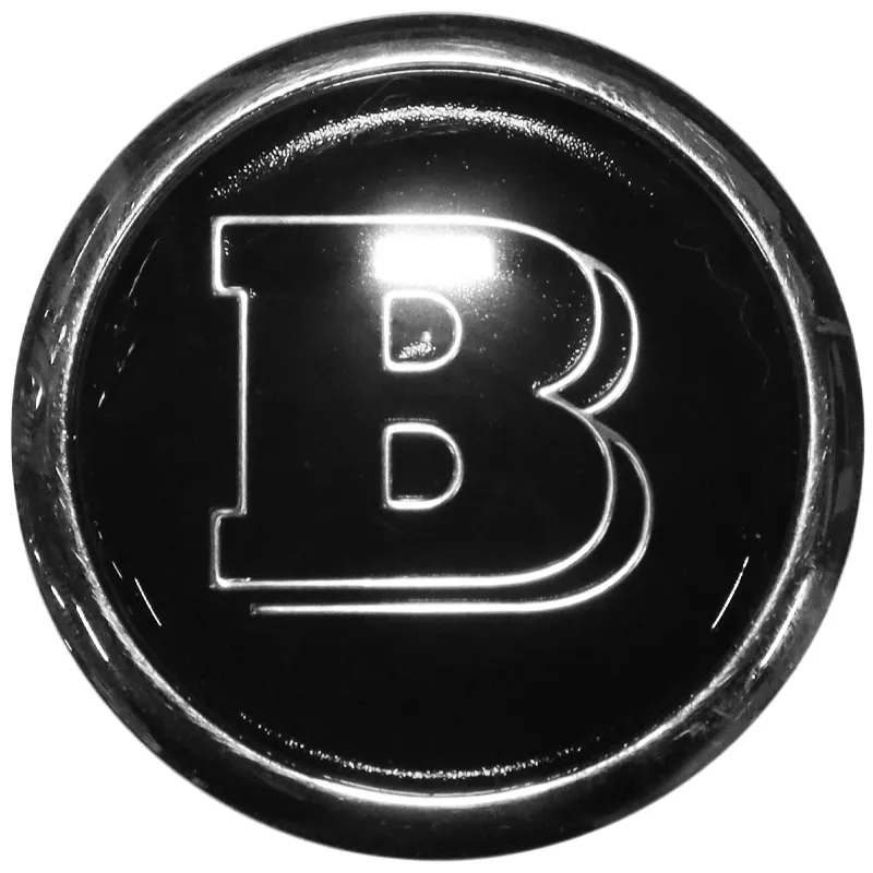 Заглушка на капот черная Mercedes Brabus