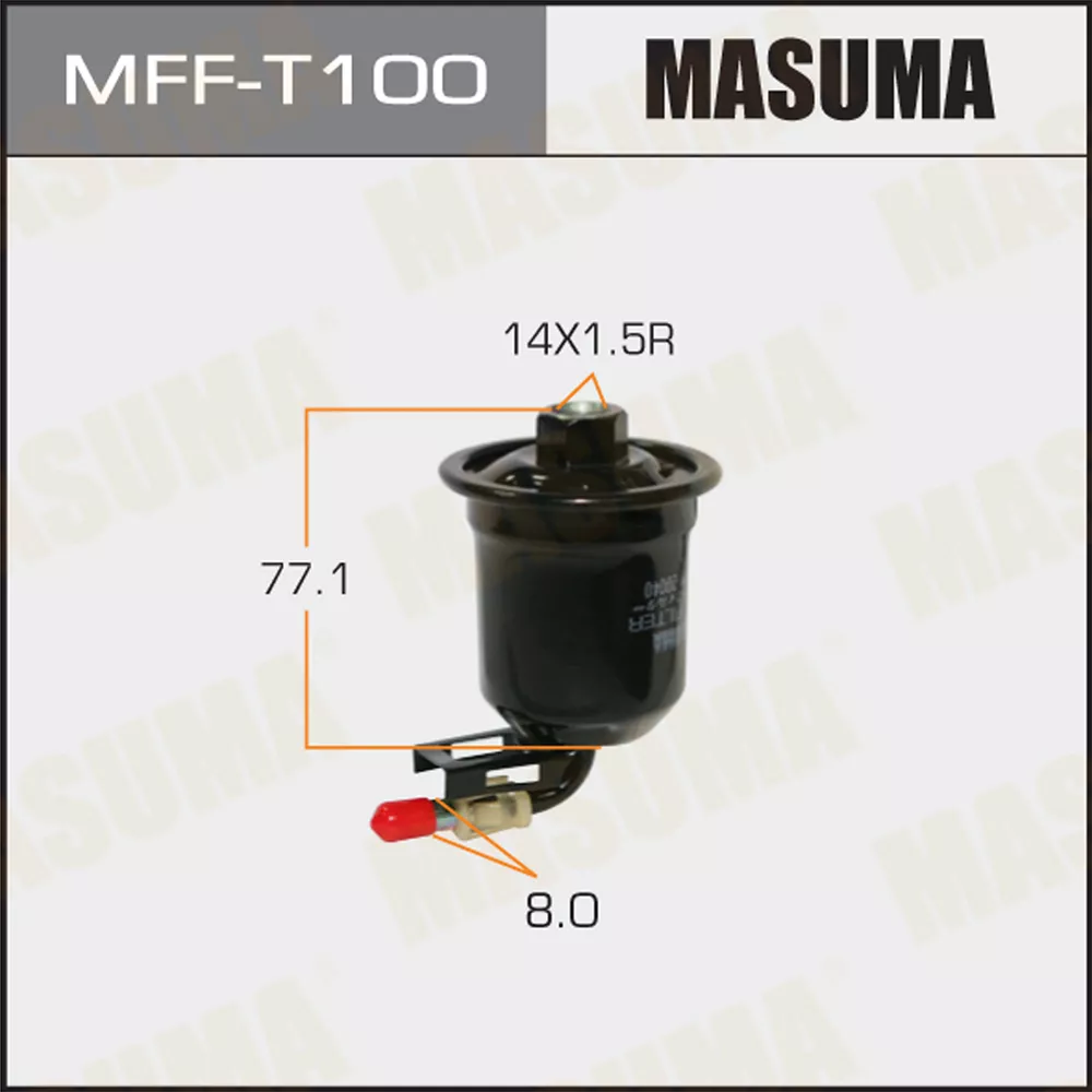 Фильтр топливный TO MCV20/1MZ/2MZ внешний MASUMA, шт