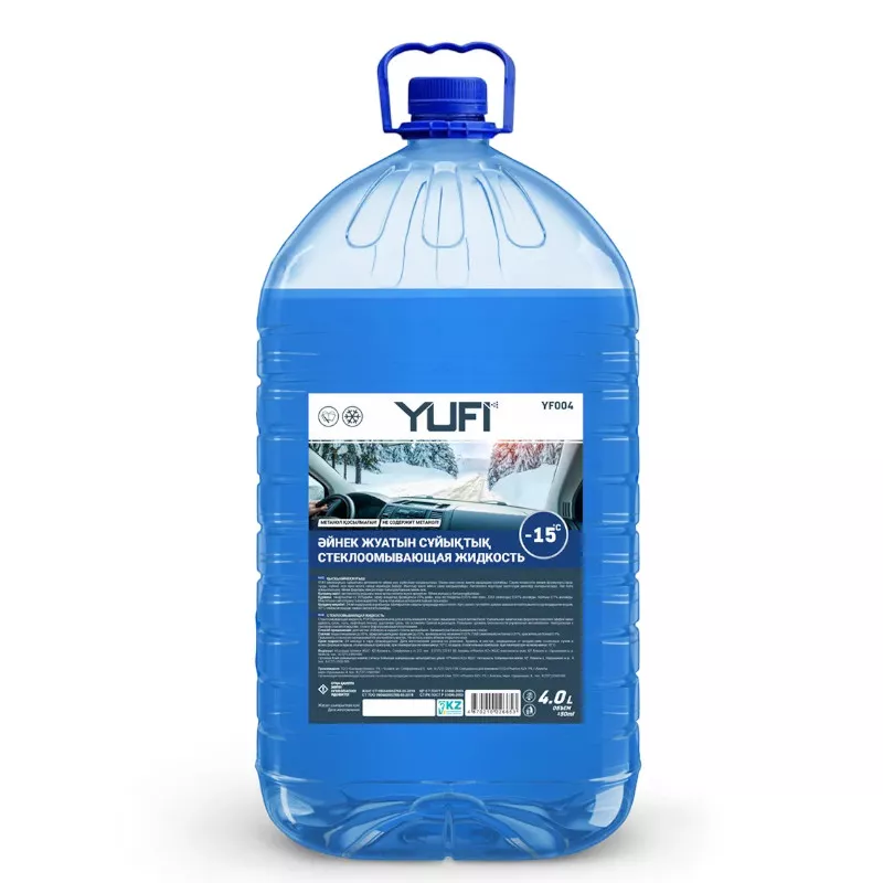Әйнек жуу сұйықтығы YUFI 004 -15С 4 л