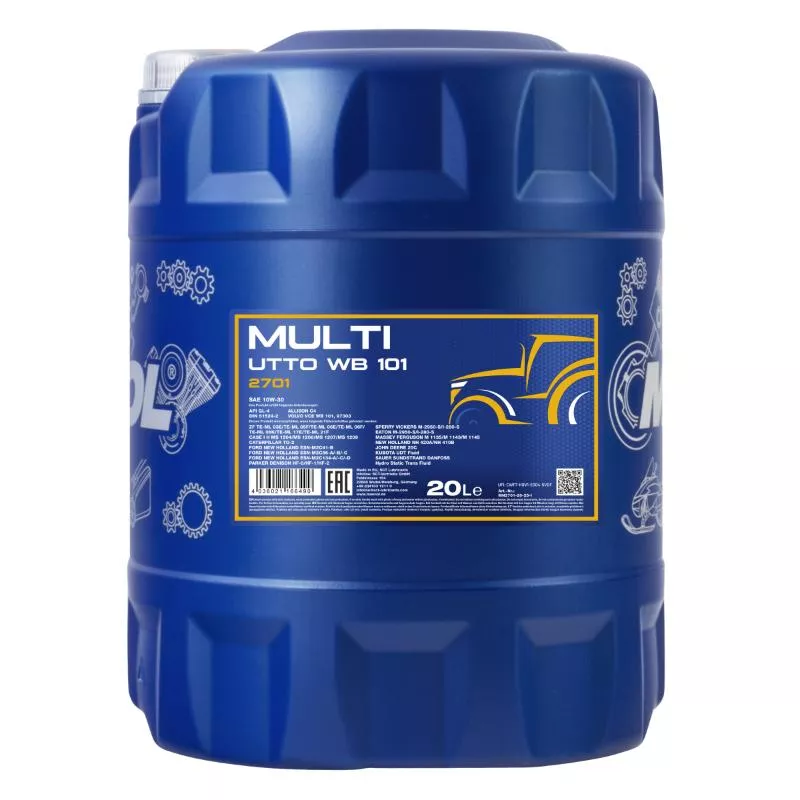 Трактор майы MANNOL UTTO WB 101 GL-4 2701 20 л